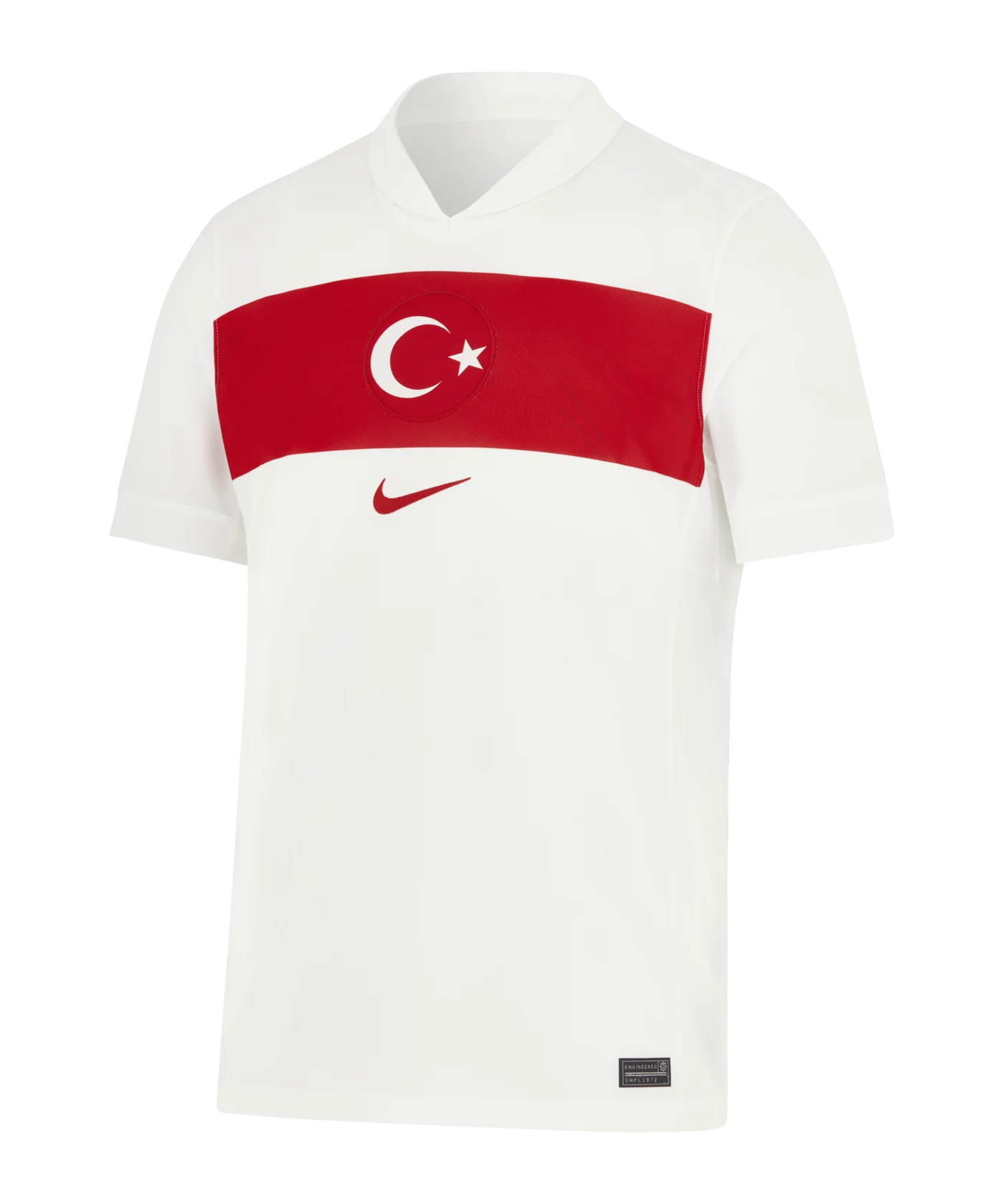 Nike Türkei Trikot Home EM 2024 Weiss Rot F100