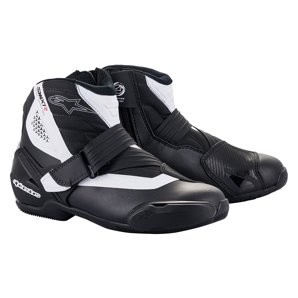 Alpinestars - Demi-bottes SMX-1 R V2 Noir / Blanc