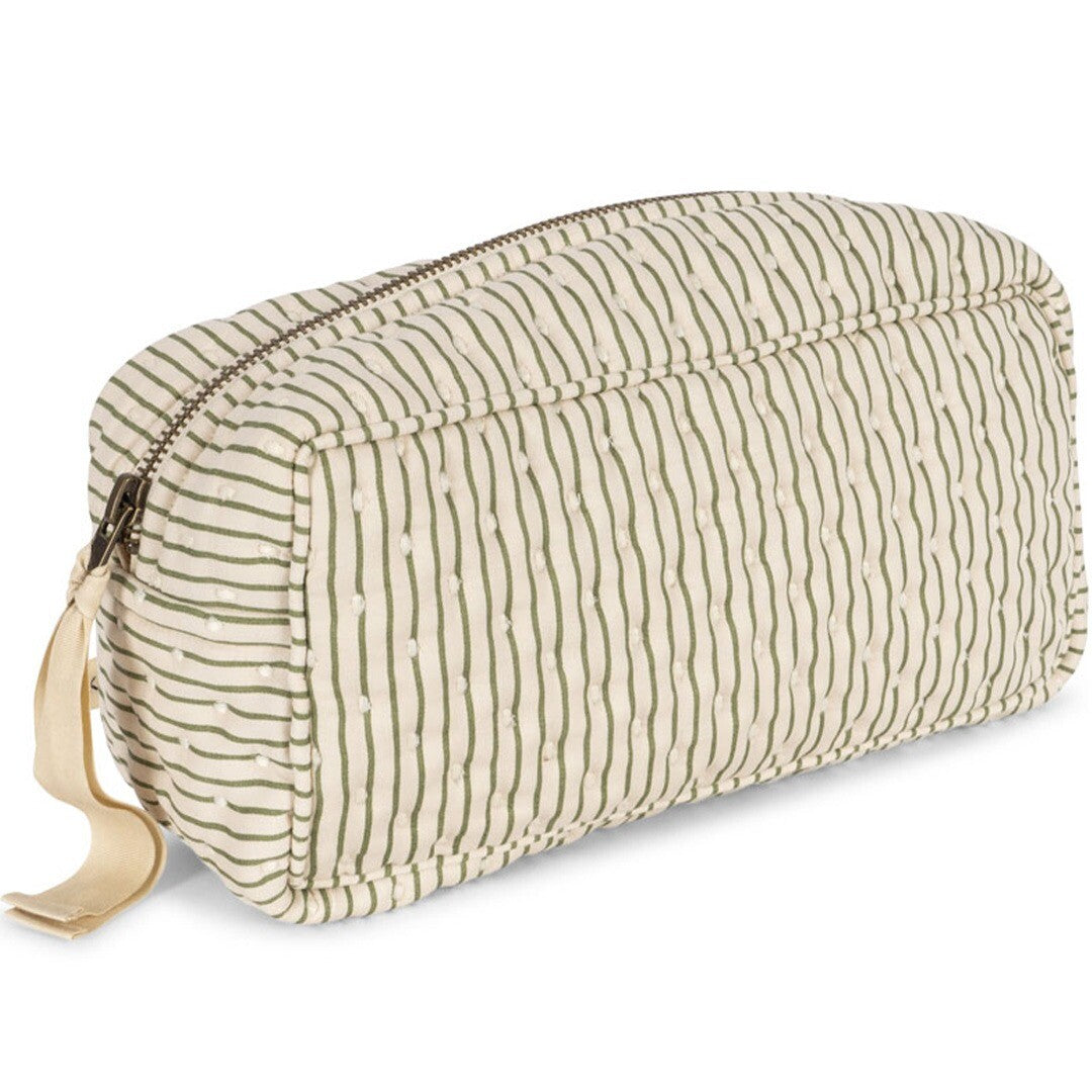 Konges sløjd toilettas quilted - tea stripe