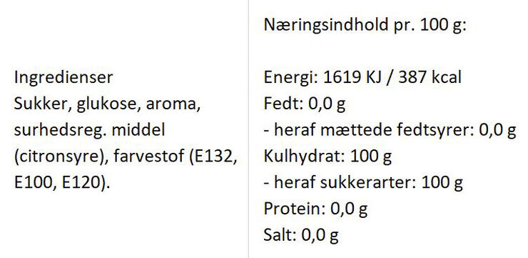 Almuegaarden Lyseblå sut med smag af blåbær Blå