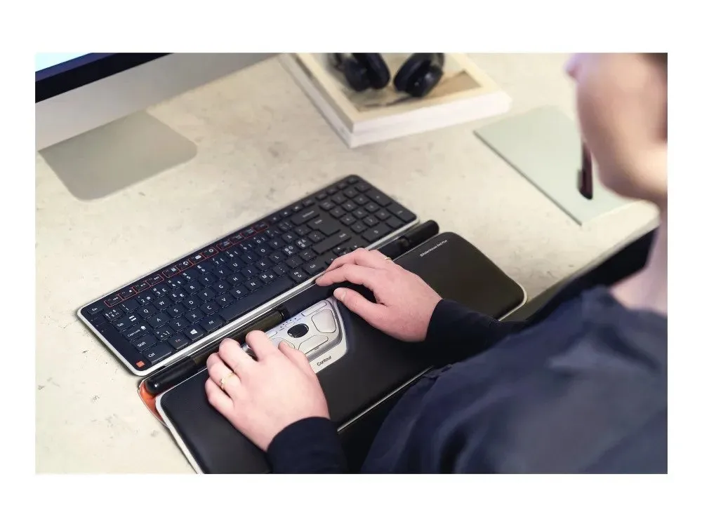 Contour RollerMouse Red Plus - Centreret mus - ergonomisk - 7 knapper - trådløs - Bluetooth