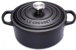 Le Creuset - Braadpan Signature - Mat Zwart - Gietijzer - 3,3 liter