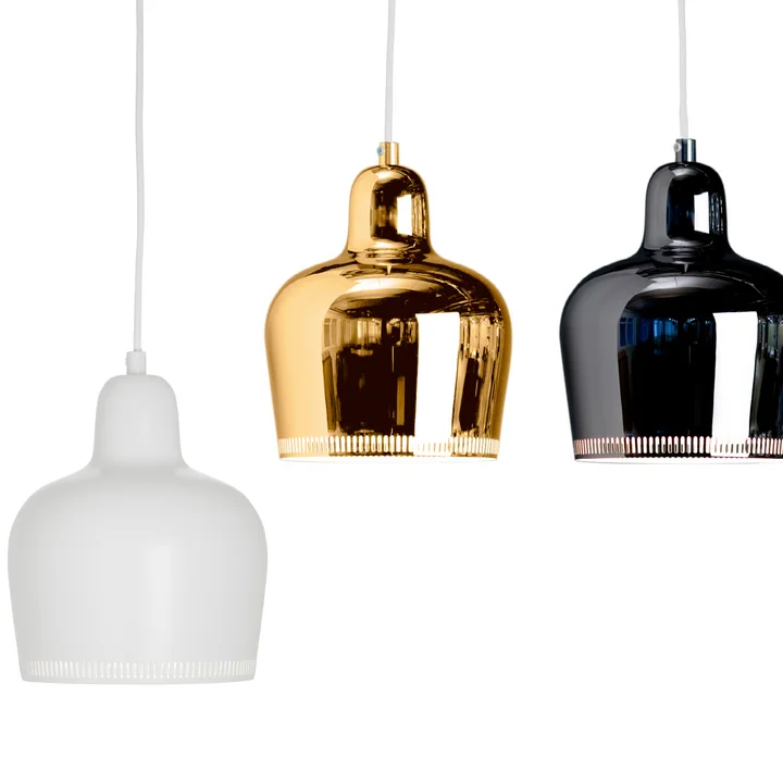 Artek - A 330S Golden Bell Pendelleuchte, Messing