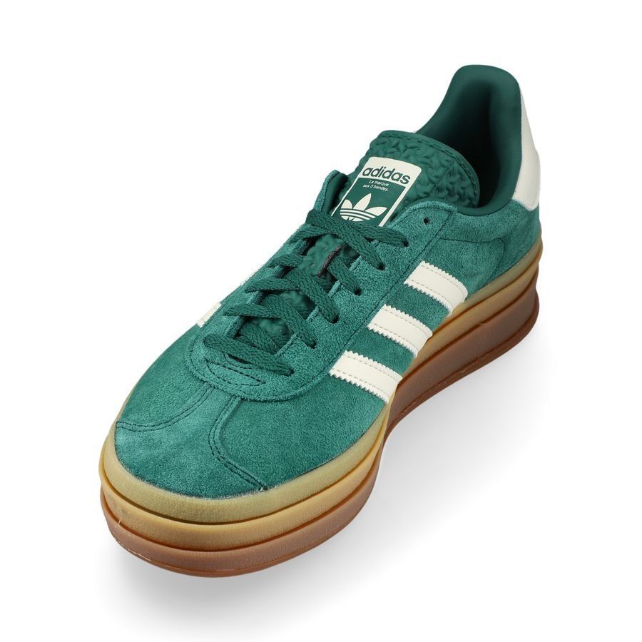 adidas Originals Chaussures Gazelle Bold - Vert/Blanc/Doré Femme
