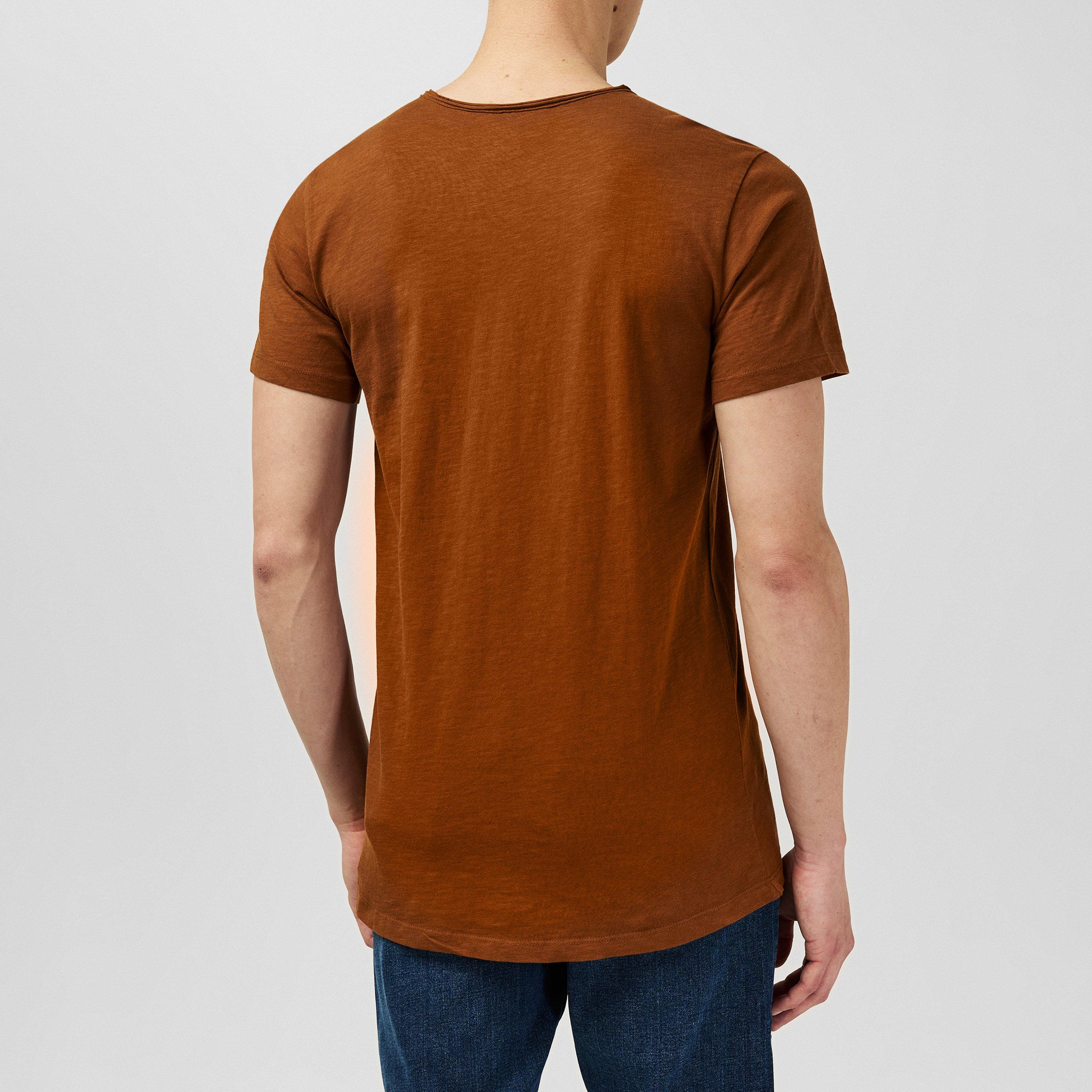 Fabric Short Sleeve T Shirt Mens