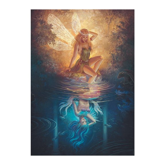 Puzzle 1500 pièces Le reflet de la fée