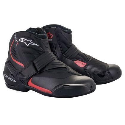 Demi-bottes Alpinestars SMX-1 R V2 - Noir / Rouge