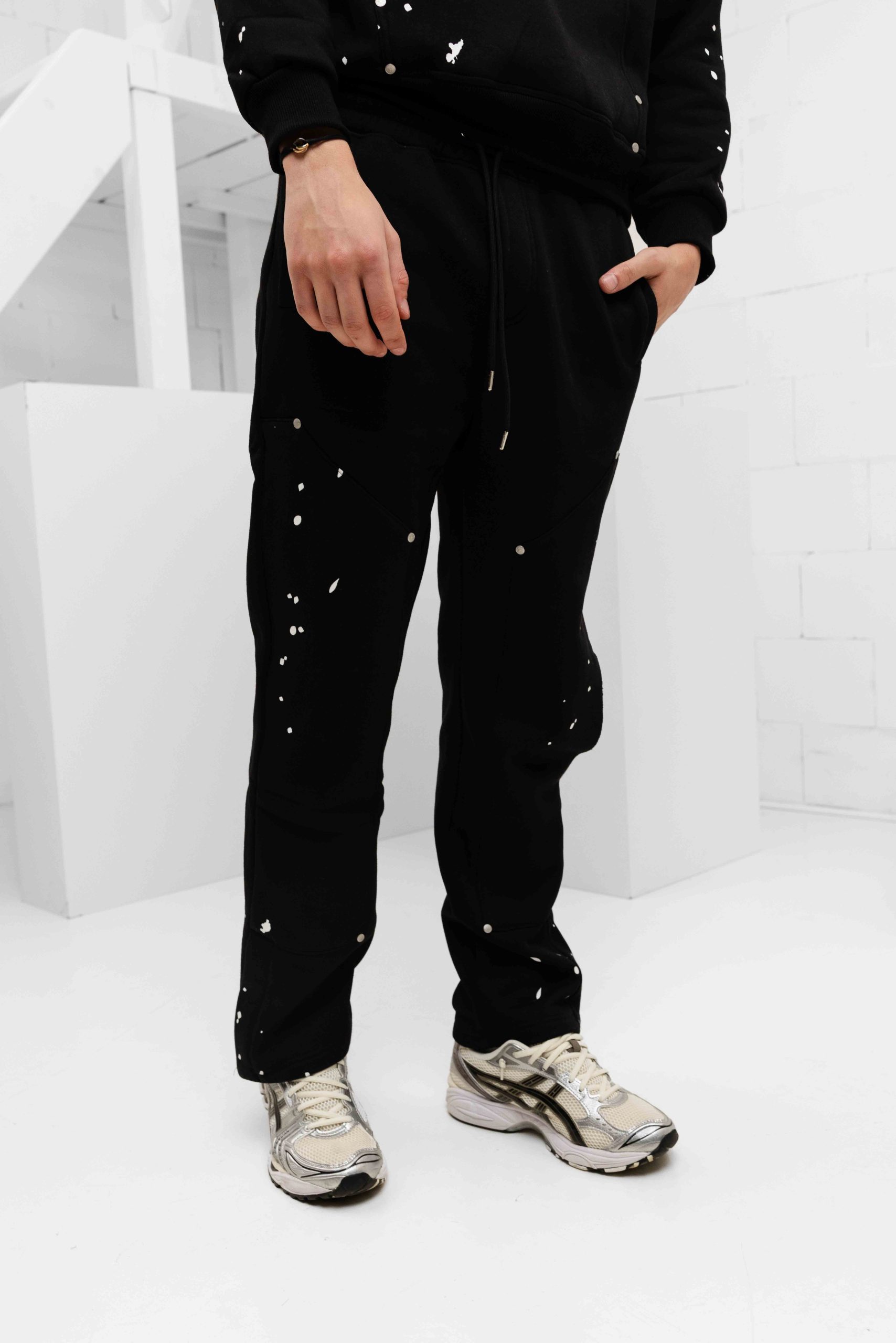 Project X Paris Paint Joggingsbroek Heren Zwart