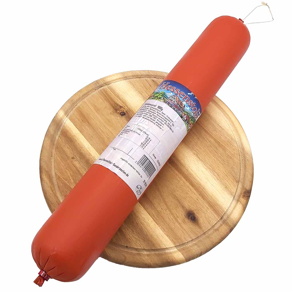 Hessenstolz Schinkenwurst 1000g MHD:28.12.24