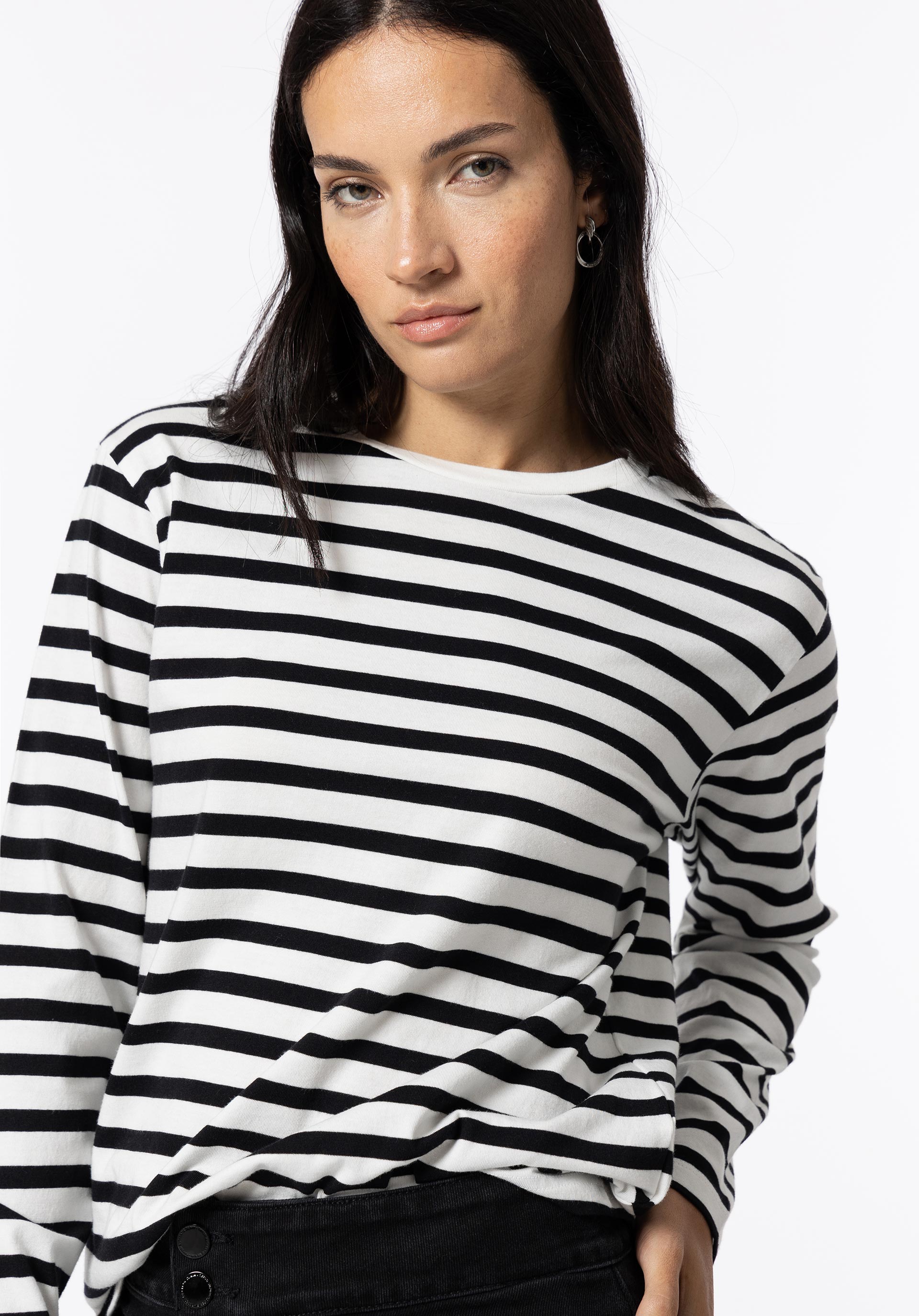 T-shirt às Riscas