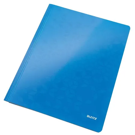 Leitz WOW Schnellhefter, A4, PP-laminierter Karton, 300 g/m², Blau