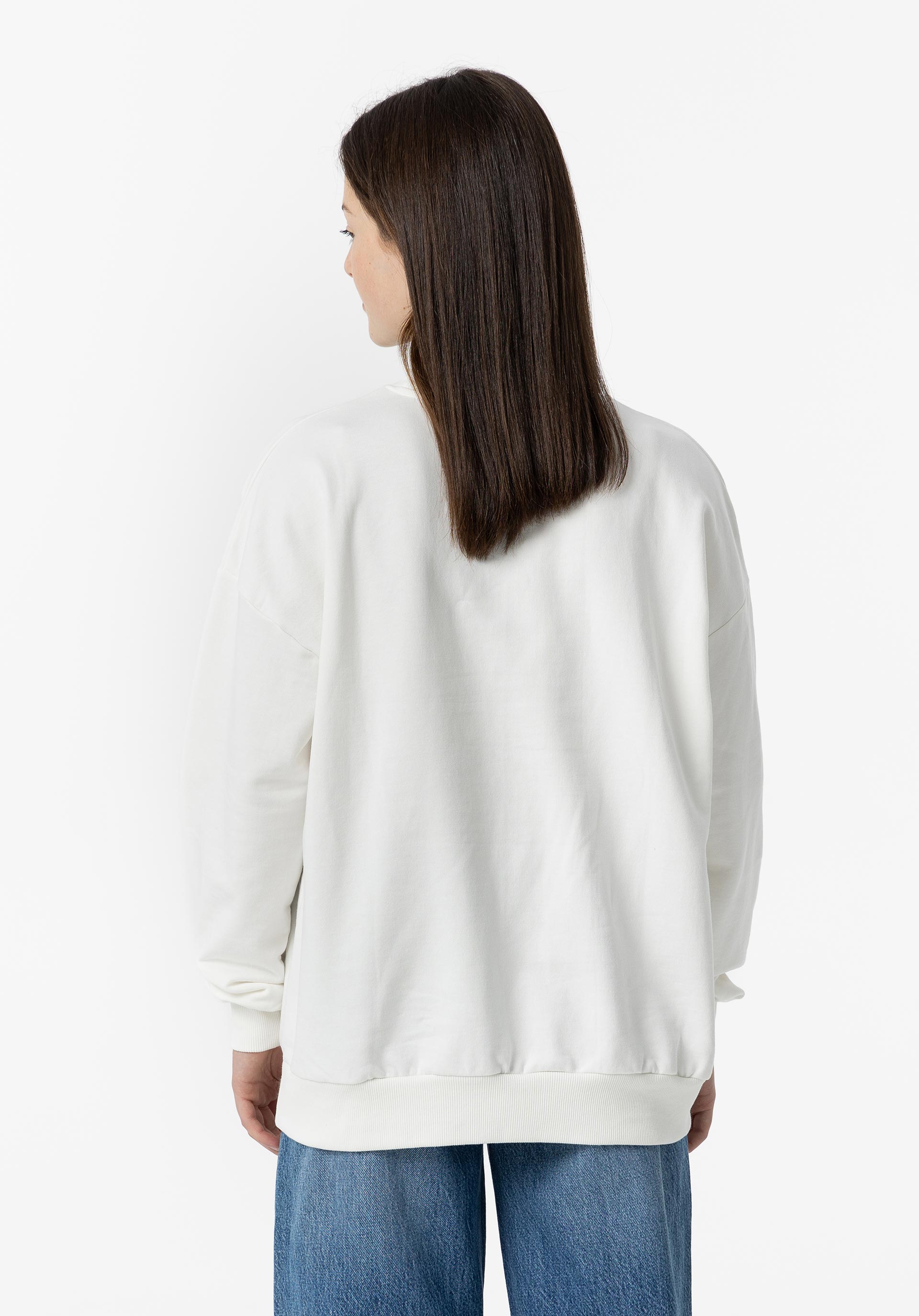Sweatshirt com Mensagem Frontal