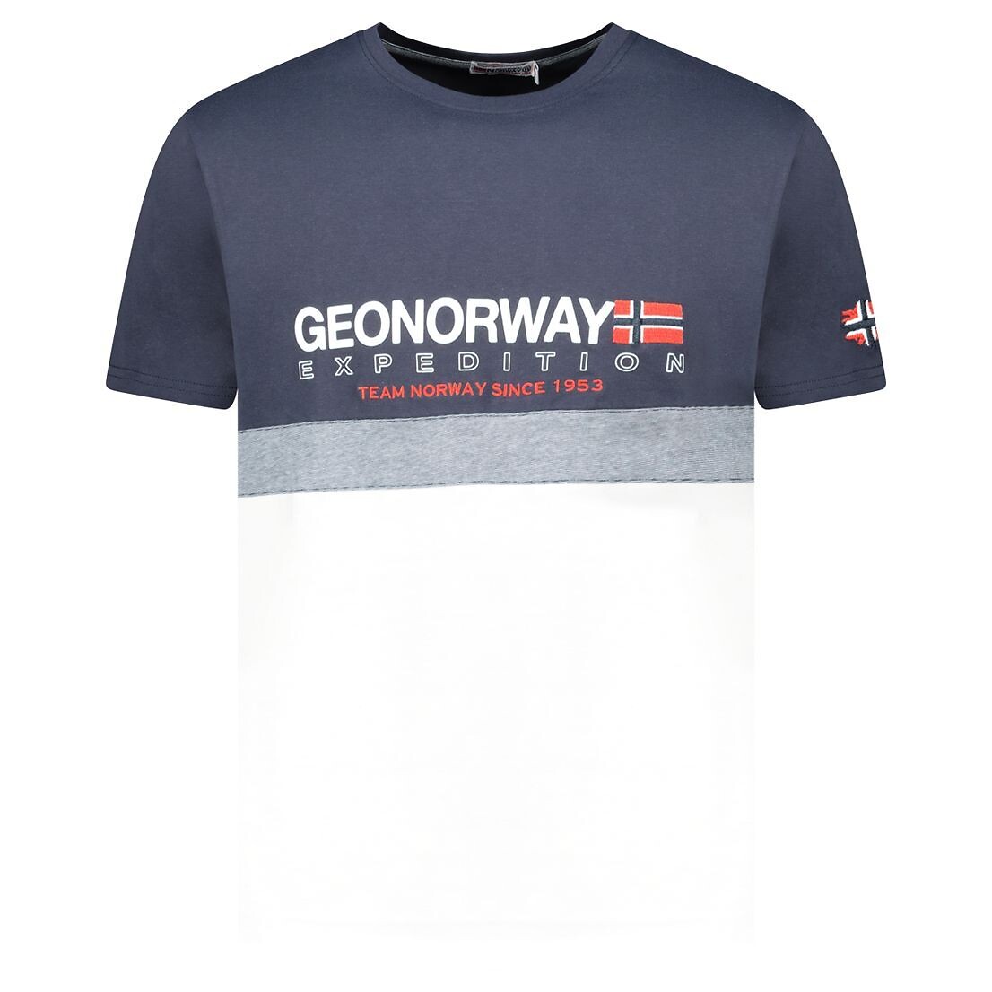 NORUEGA GEOGRÁFICA<br>Camiseta de manga curta Jdouble