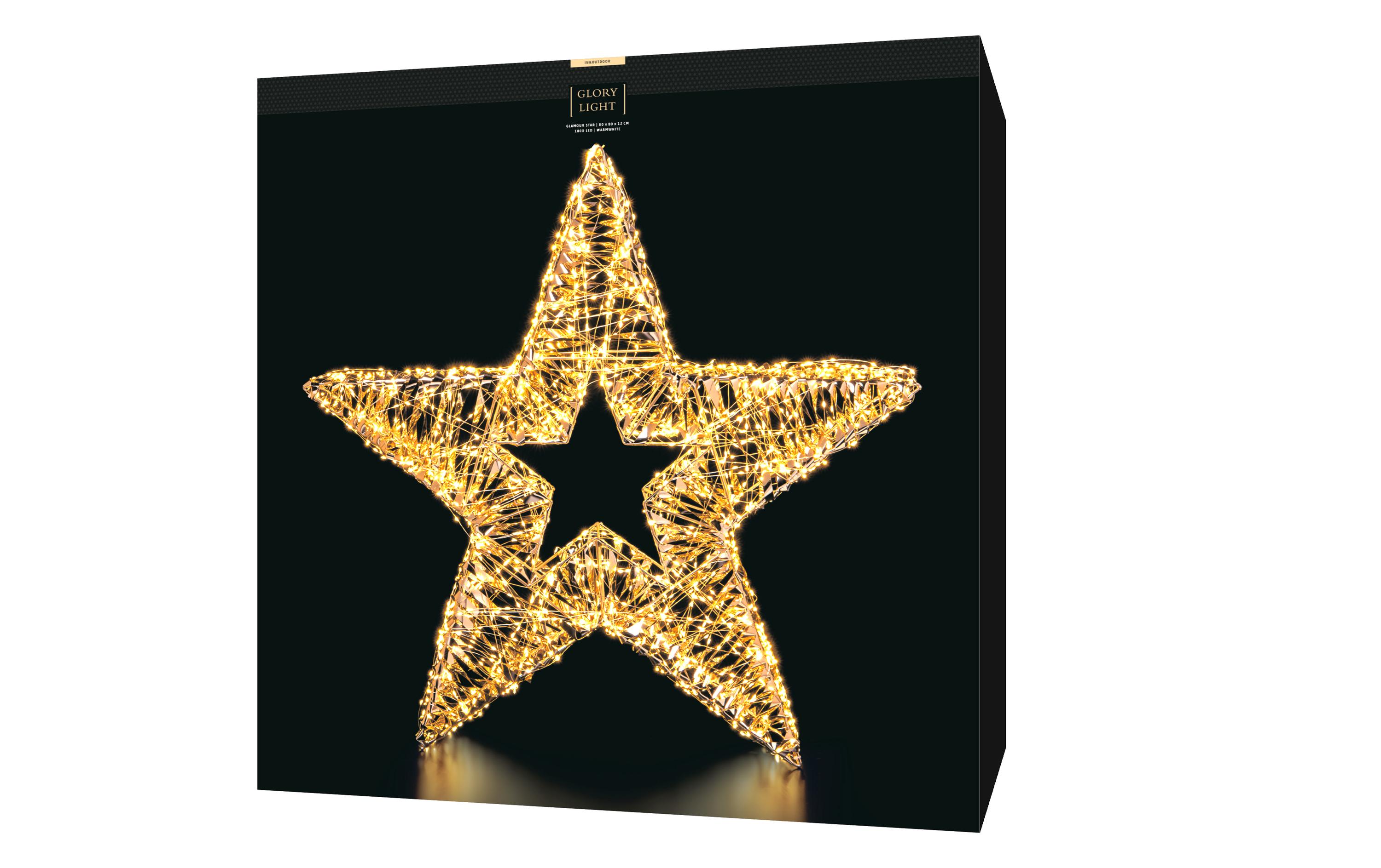 Glamour star, 80 Warmweiss<br>LED Dekoration