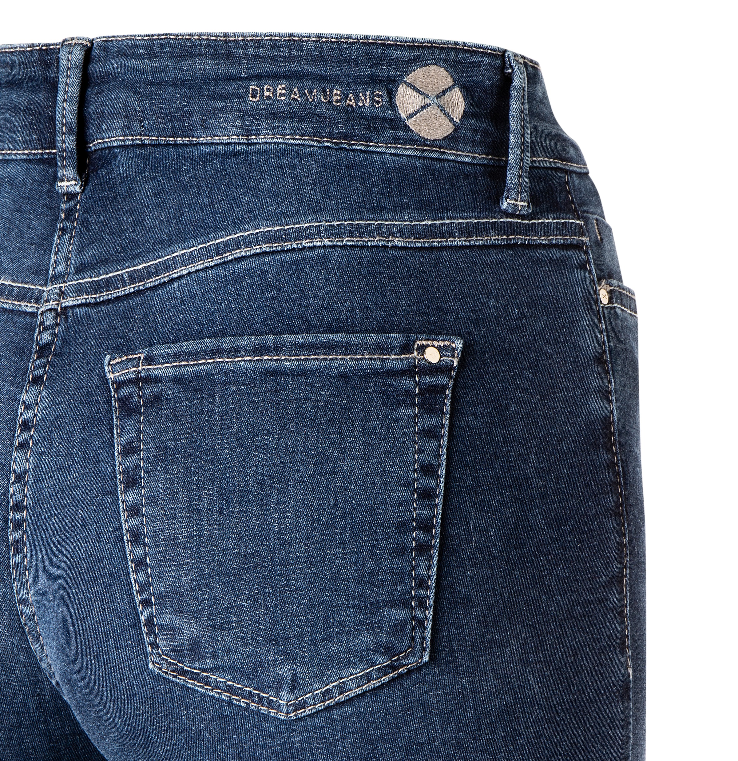 MAC 7/8-Jeans »Dream Chic« verkürzte Form mit Reissverschluss