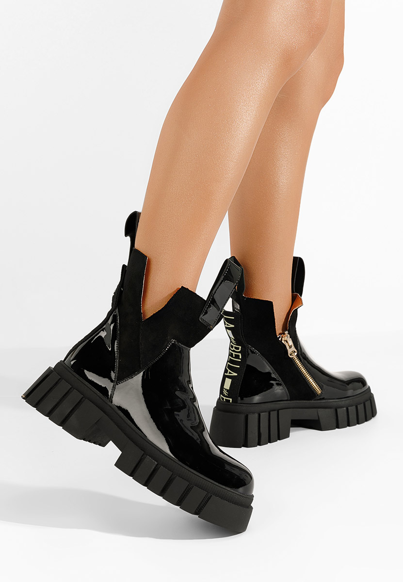 Bottines femme noires Sevimera