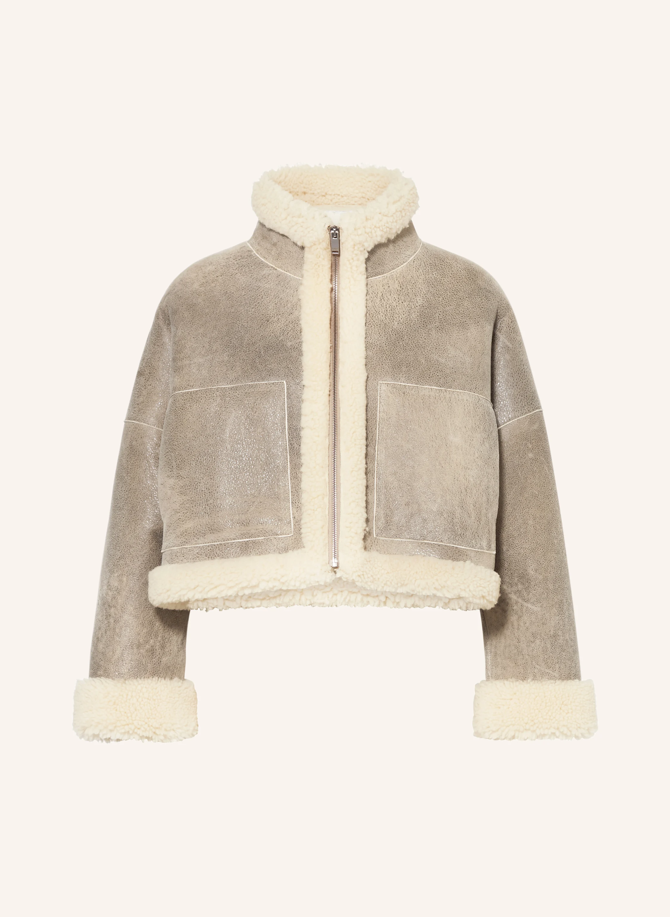 DRYKORN Lederjacke ELSTOW mit Echtfell