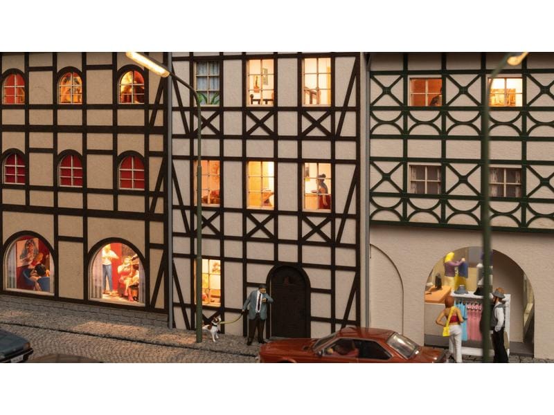 NOCH micro-rooms Einfach-LED, Warm-Weiss, 4 Stück LED-Licht für Heimbeleuchtungssysteme und Leuchtkästen