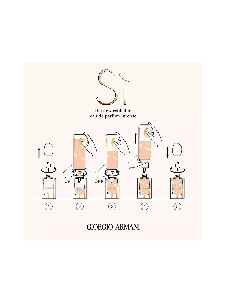 GIORGIO ARMANI Si Intense Eau de Parfum 100ml Nachfüllflakon keine Farbe
