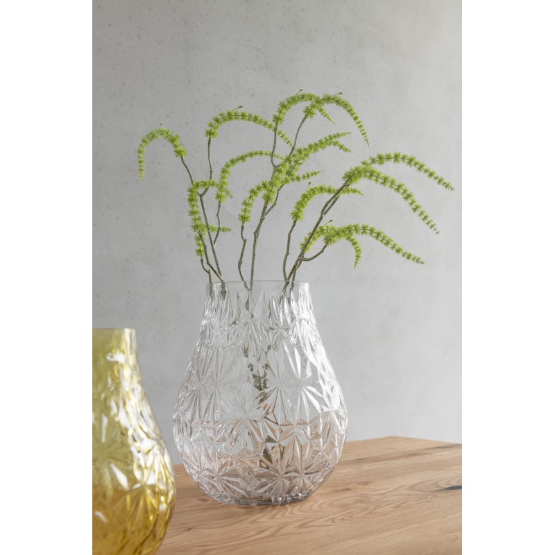 Vase en verre transparent l22*l22*h28cm