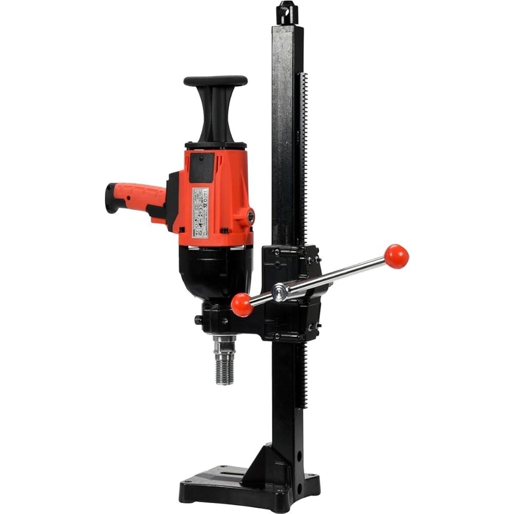 YATO Perceuse à carotter diamant professionnelle | Humide et sec | Avec trépied de transmission | 2200 W | Jusqu'à Ø 180 mm | Carotteuse : Bricolage