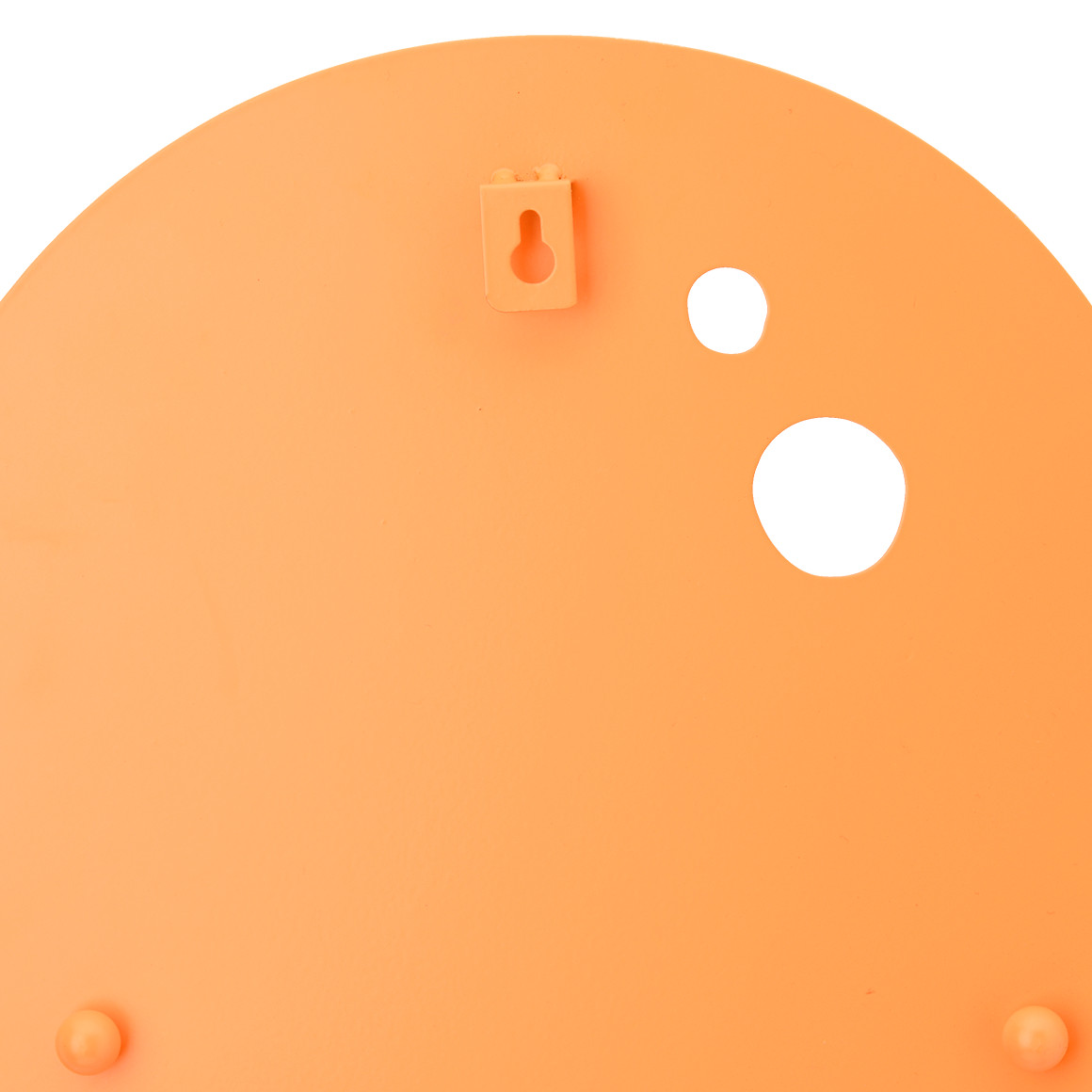 Metall-Wanddeko in Planeten-Optik orange