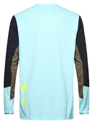 Maillot Manches Longues Fox Defend Elevated Bleu Clair