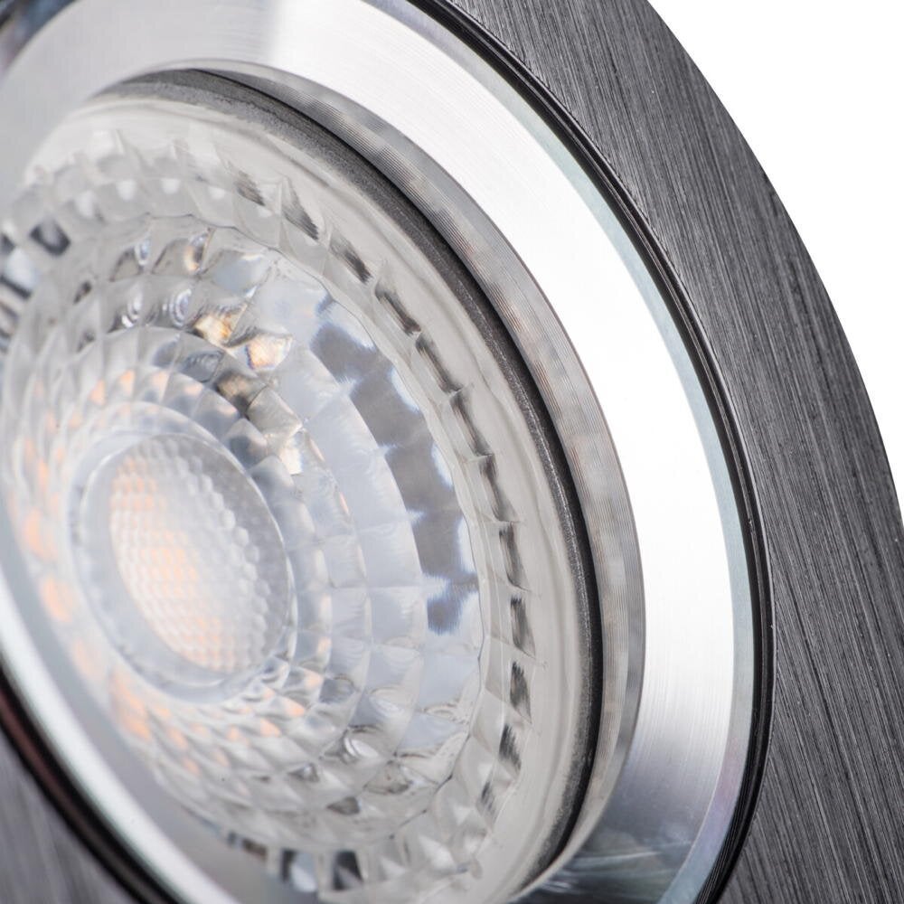 Gwen inbouwspot in zwart GU5.3 rond