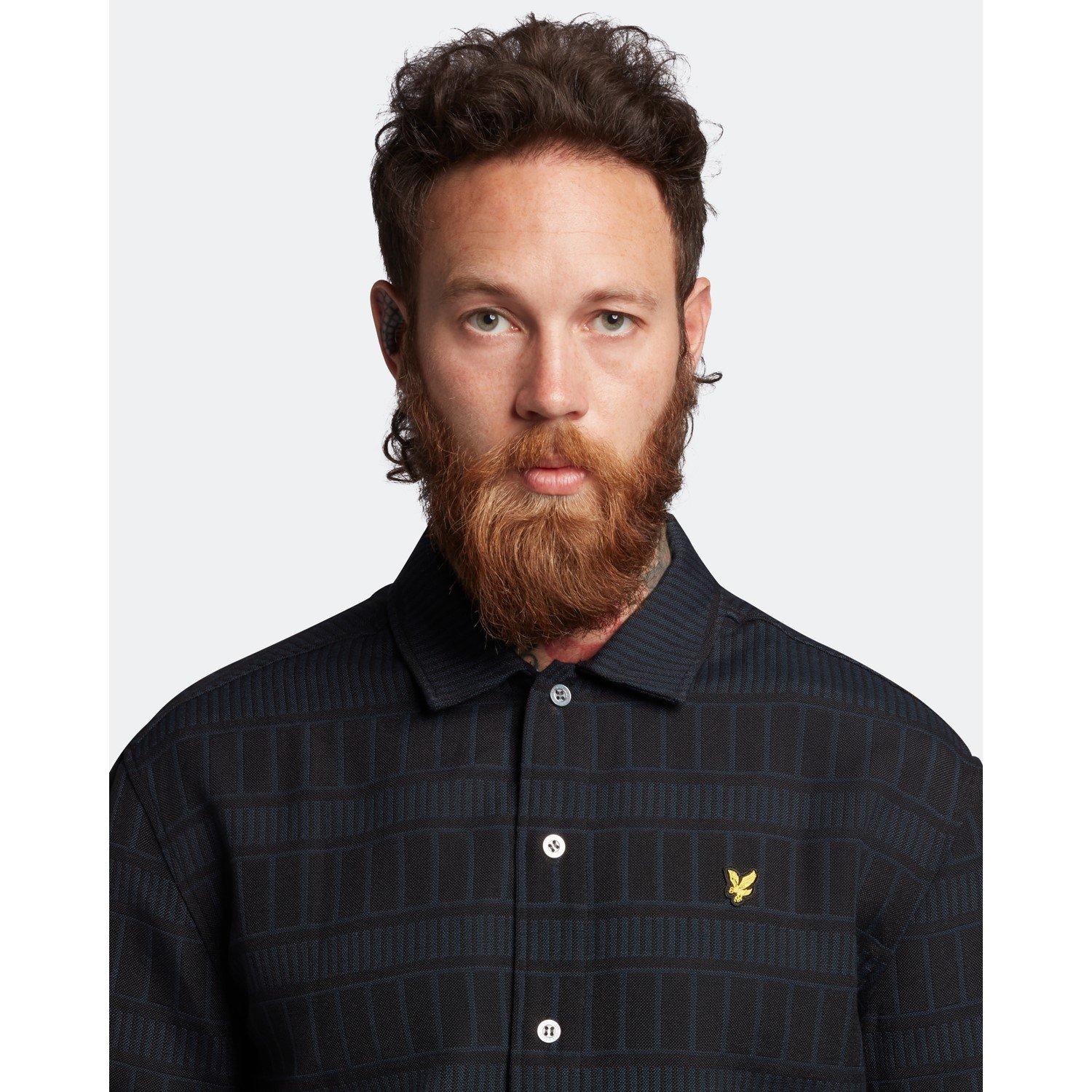 Lyle and Scott Lyle and Scott Grid Overshirt Mens