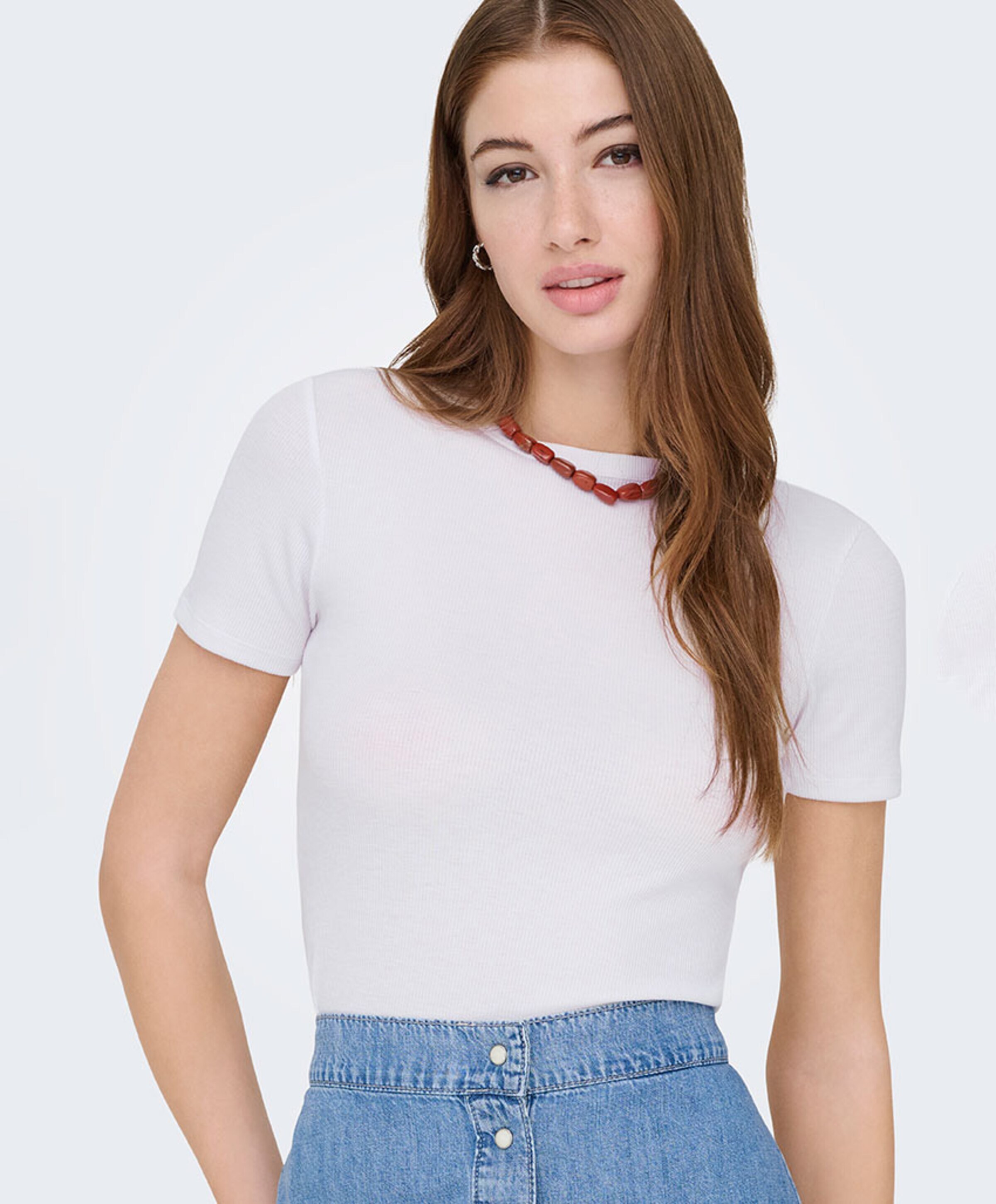 Only Dames T-shirt wit