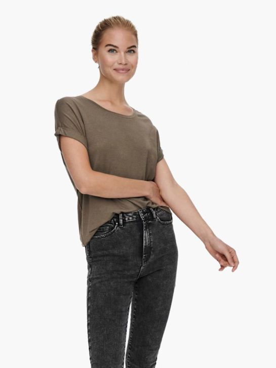 ONLY T-Shirt Braun