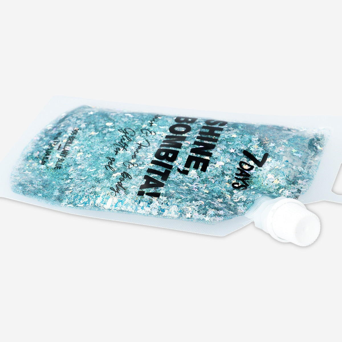 Shine Bombita Hår, ansigt & Body Glitter Gel fra 7DAYS - 905 Brilliant blue
