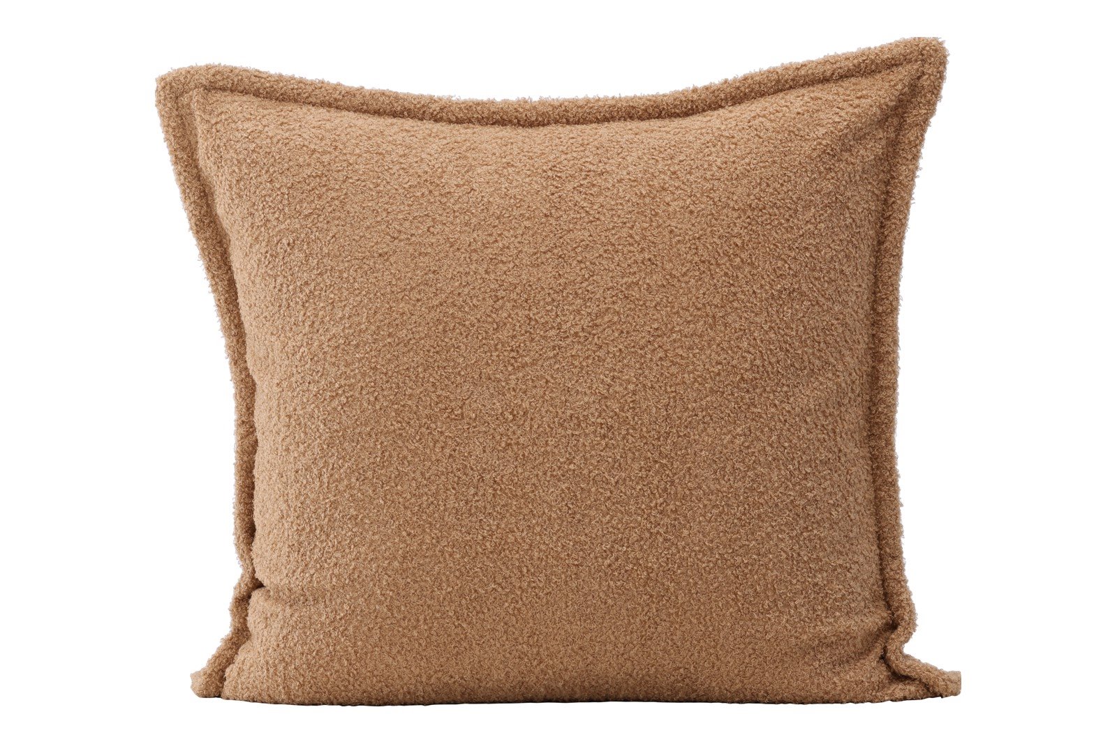 Tuva putetrekk 60x60cm, beige teddystoff