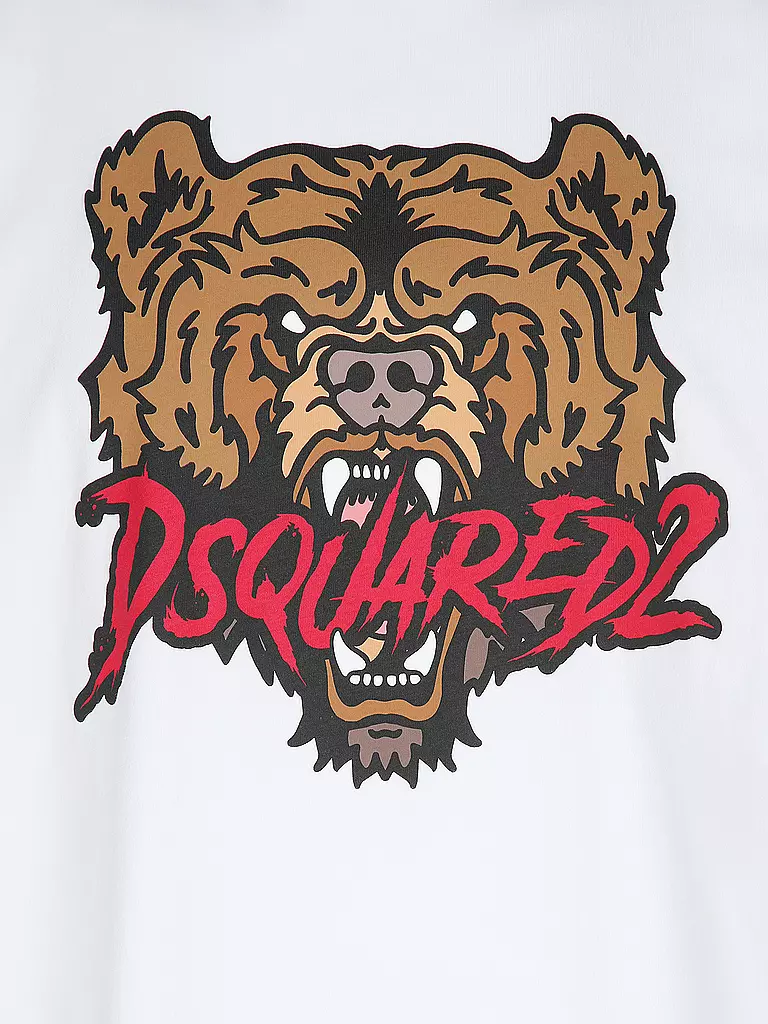 DSQUARED2 T-Shirt  weiss