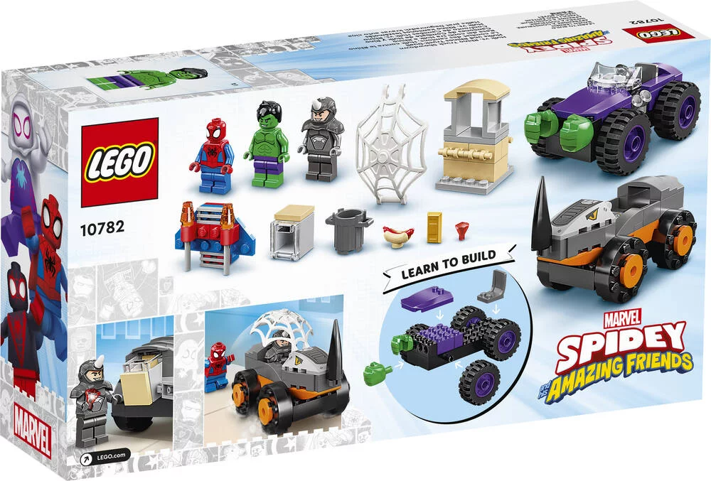 LEGO®DISNEY MARVEL 10782 - LE COMBAT DES CAMIONS HULK CONTRE LE RHINO