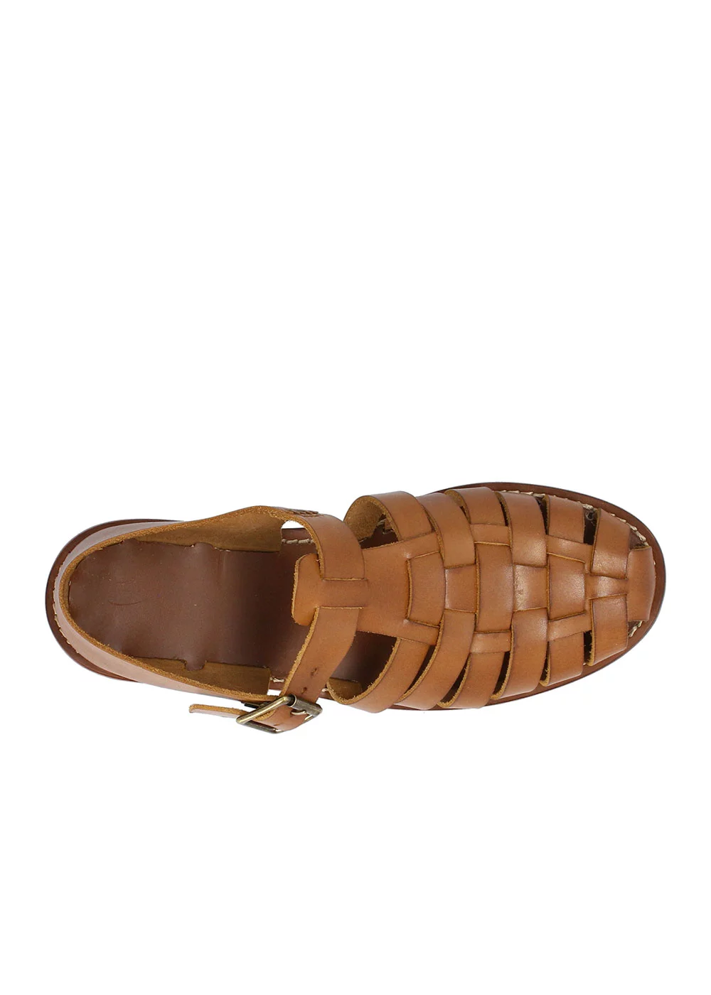 SANDALE FISHERMAN CUIR TAN