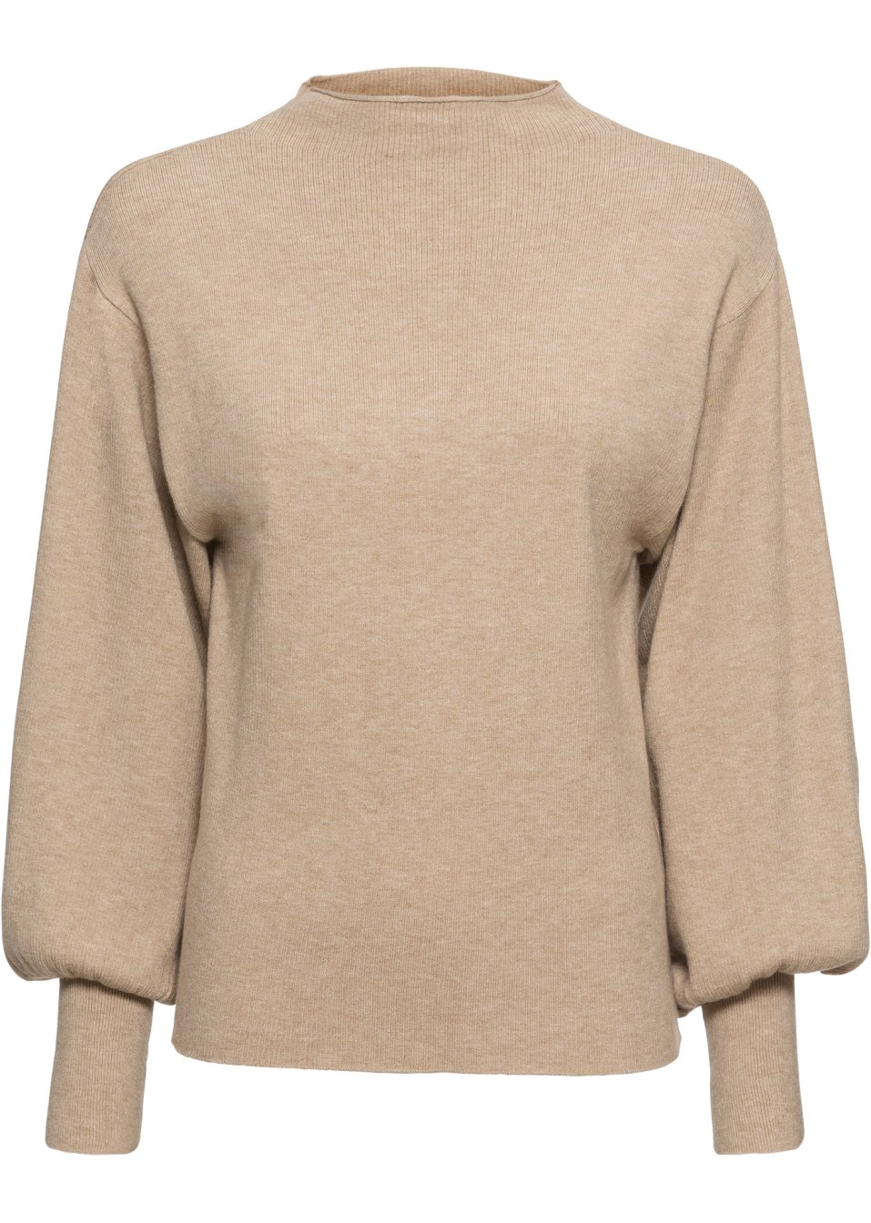 Pull en maille à manches ballon