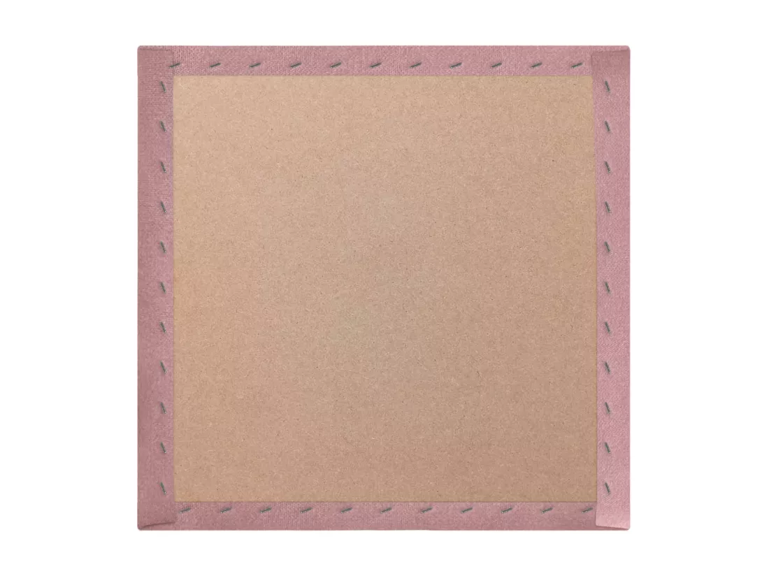DHOME Lot de 8 Panneaux Rembourrés en Tissu Aqualine Autocollants pour Mur Acoustiques Absorbants Protection contre les Chocs (Rose, 60x60cm, x8)