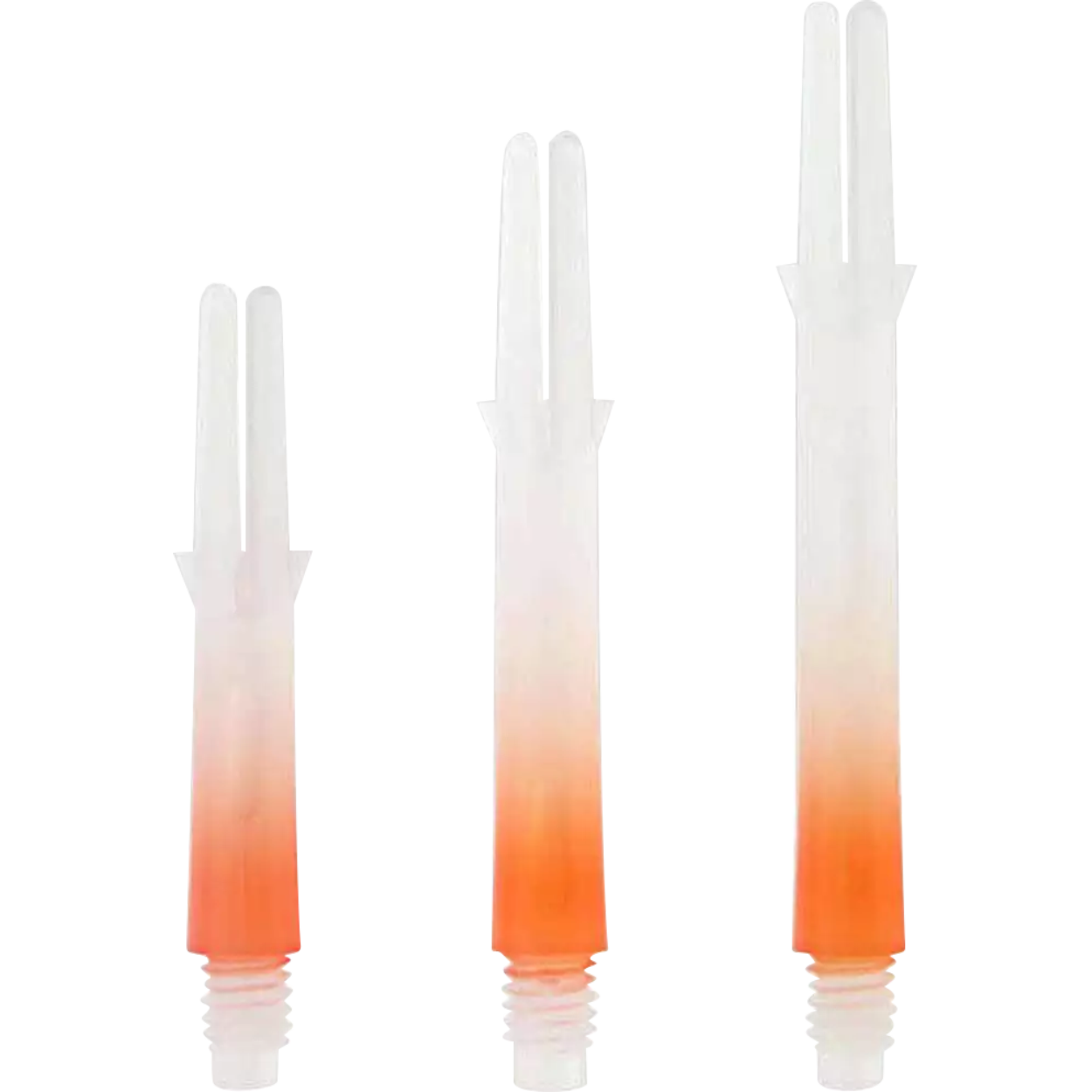 L-Style - L-Shaft Lock Straight TwoTone - Weiß Klar Orange