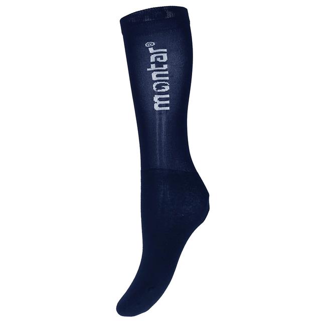 Sokken Montar Logo Uni Donkerblauw