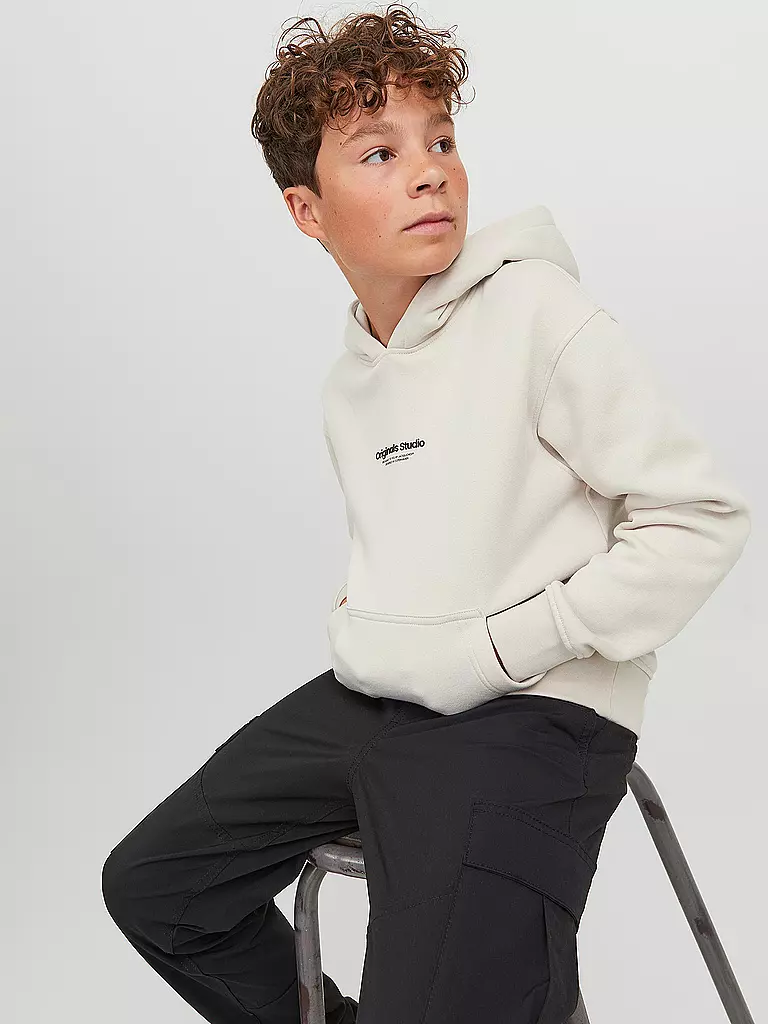 JACK & JONES Jungen Kapuzensweater - Hoodie JORVESTERBRO beige