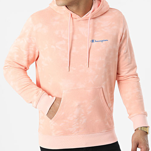 Sweat Capuche Tie Dye 217255 Rose