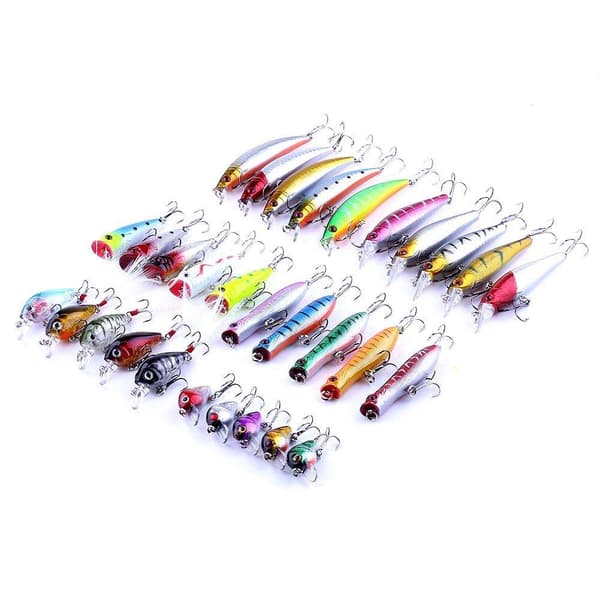 30 fiskesluk wobbler, Minnow mixed, Spinnare