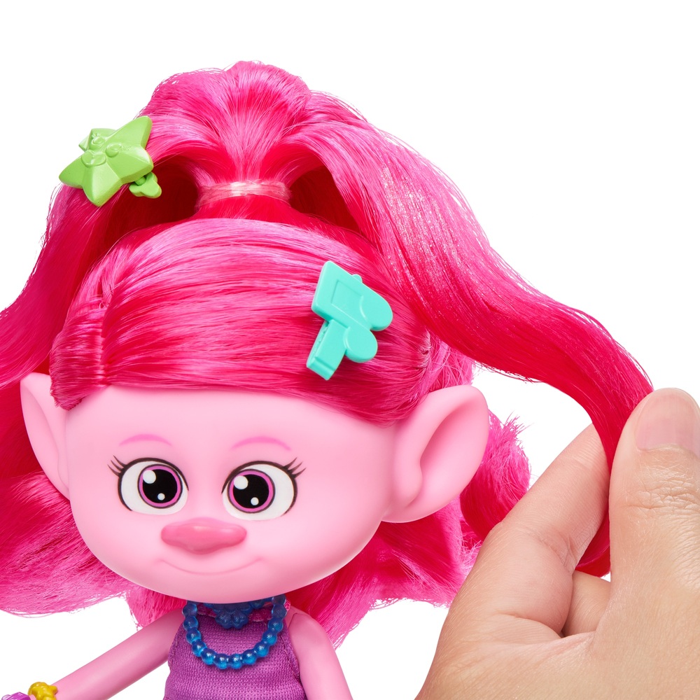 Trolls 3 Band Together Hair-Tastic Queen Poppy Modepuppe