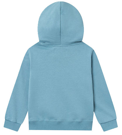 Wood Wood Kapuzenpullover - Izzy - Sky Blue m. Print