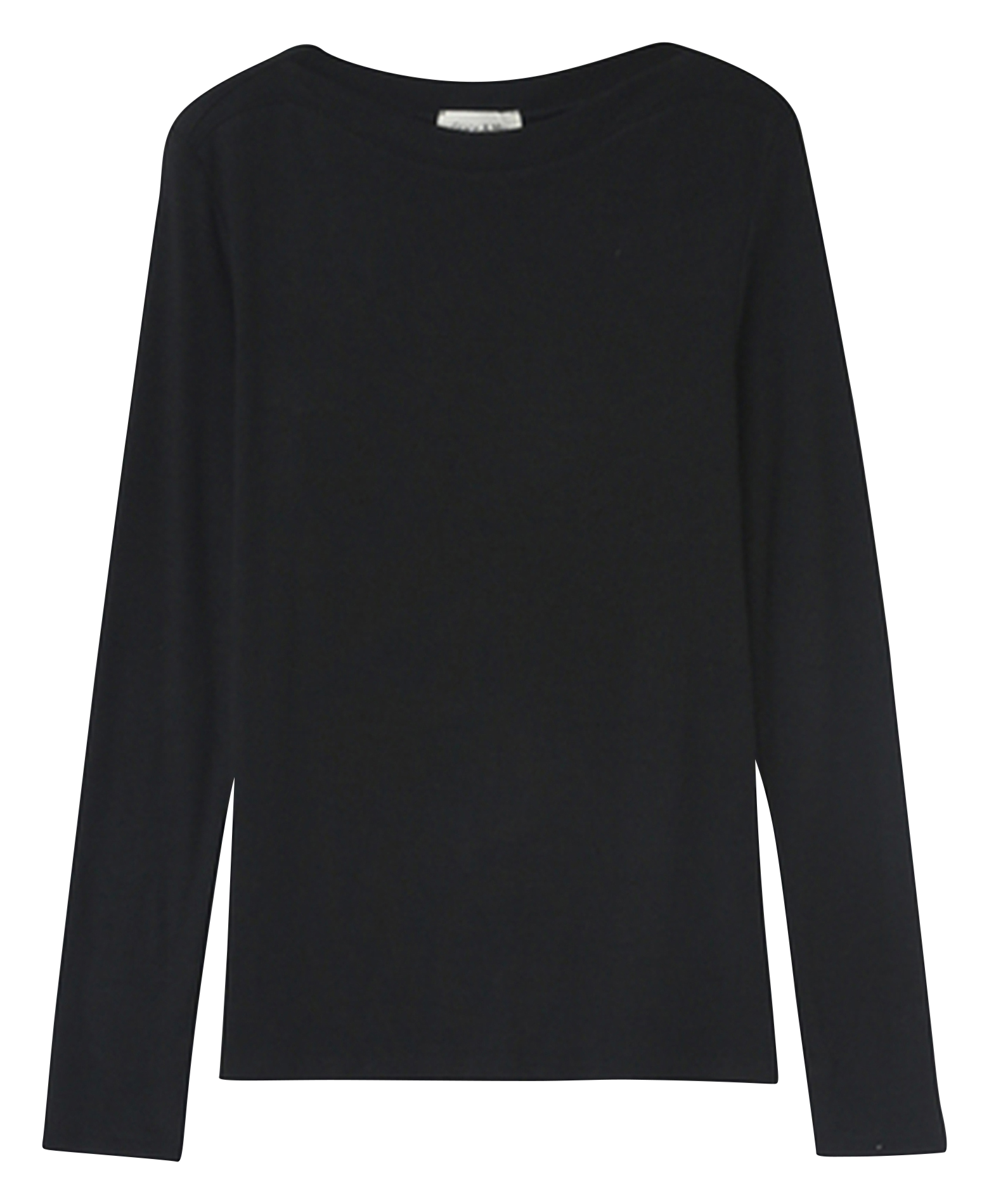 NOUS - Tee-shirt droit manches longues | Noir
