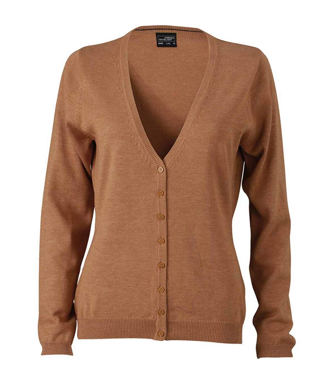 Gilet boutonné cardigan - FEMME - JN660 - beige