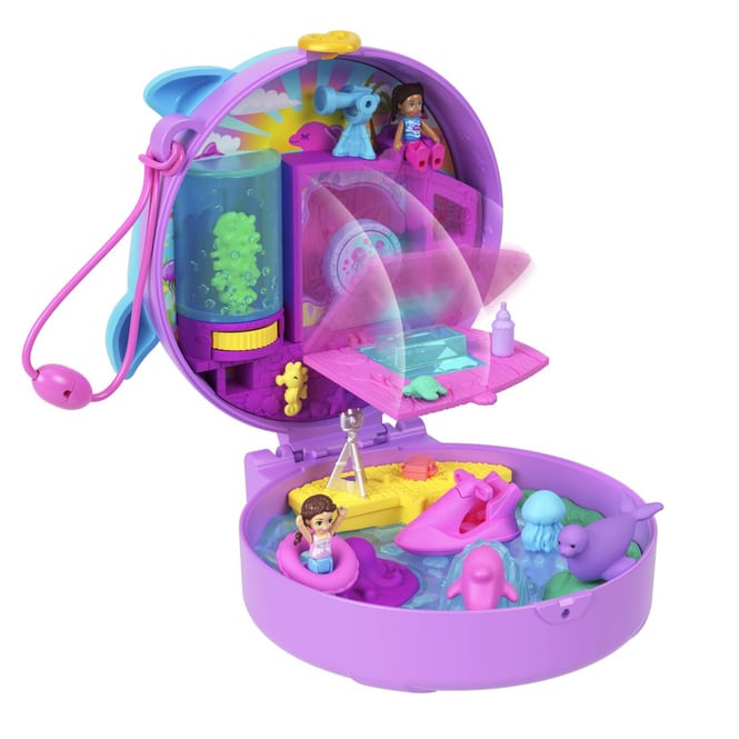 Polly Pocket - Delfin retten und spielen - Schatulle
