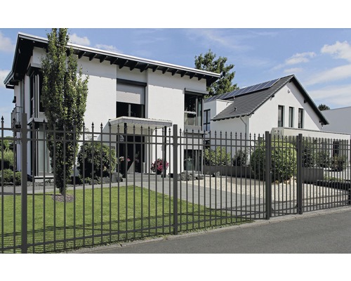 ALBERTS Columbus schuttingpaal voor betonnering, 5,1 x 5,1 x 240 cm, zwart
