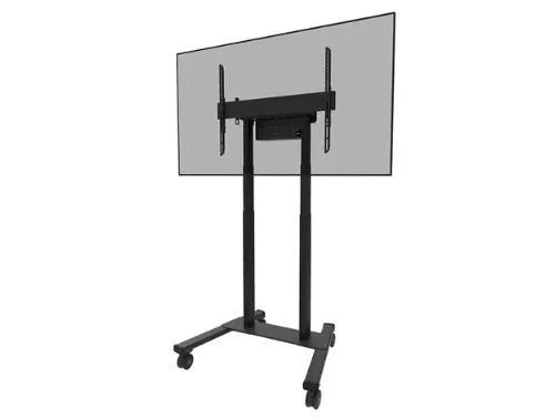 Neomounts FL55-875BL1 - Vogn med hjul - motoriseret - for LCD display - låsbar - stål - sort - skærmstørrelse: 55